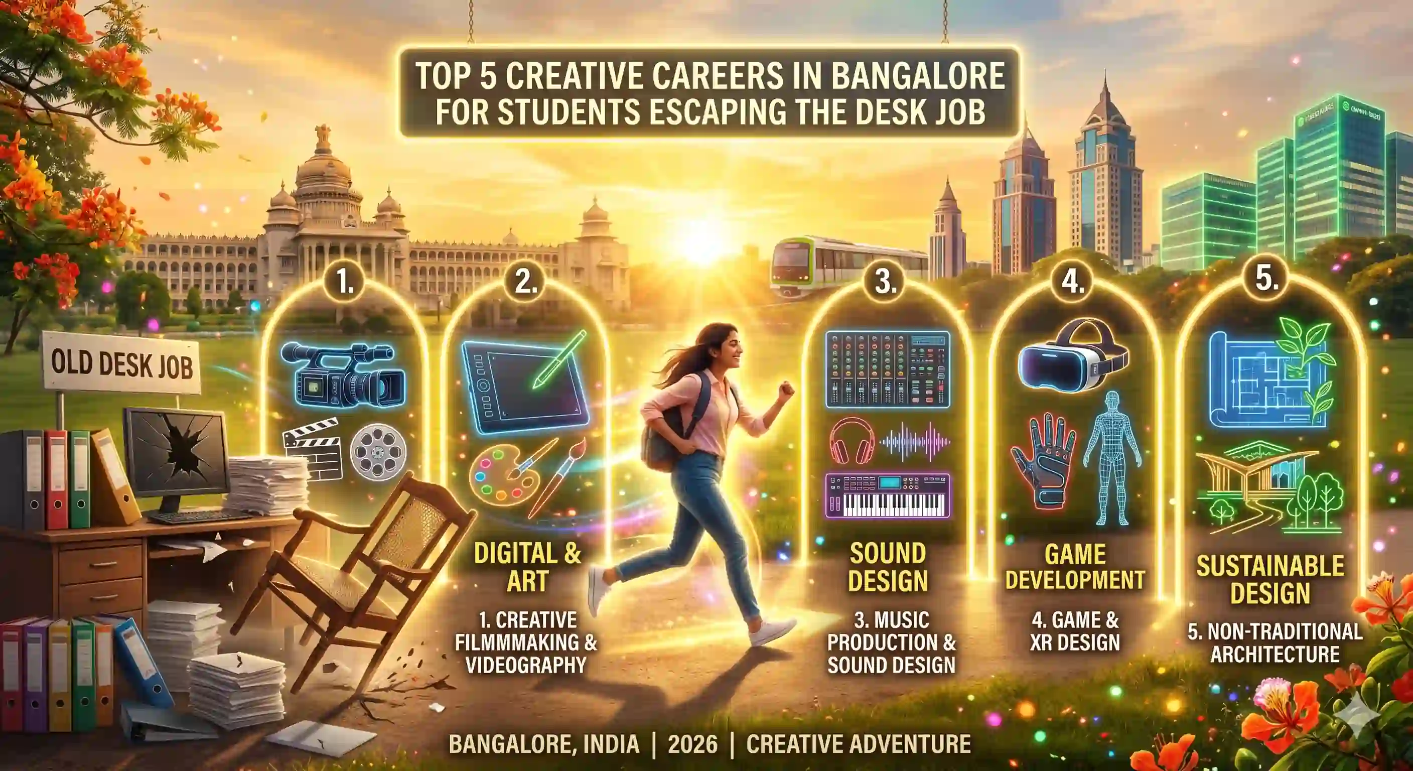 Top 5 Creative Careers in Bangalore for Students Escaping th...